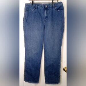 Gloria Vanderbilt Blue Straight Leg Jeans